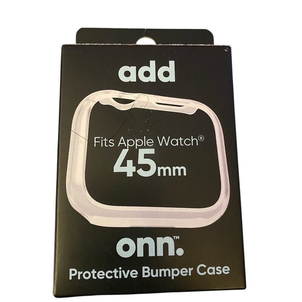 Onn~Protective Clear Smartwatch Case 
for Apple Watch 45mm
Style #2421S
New